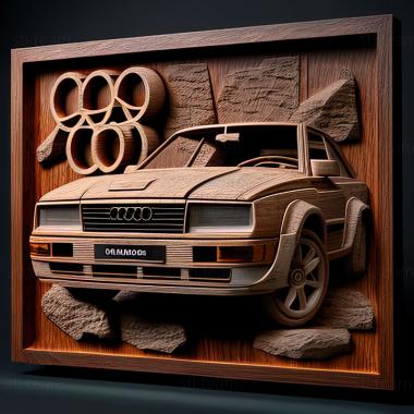 3D модель Audi quattro (STL)